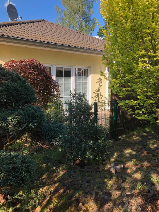 Ferienhaus Blaumond Mit Gartensauna Wandlitz Exteriör bild